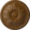 Ekena Millwork Granada Ceiling Medallion (Fits Canopies up to 4 1/4"), Hand-Painted Smokey Topaz, 15 3/4"OD x 5/8"P CM16GASTF - alternate 1